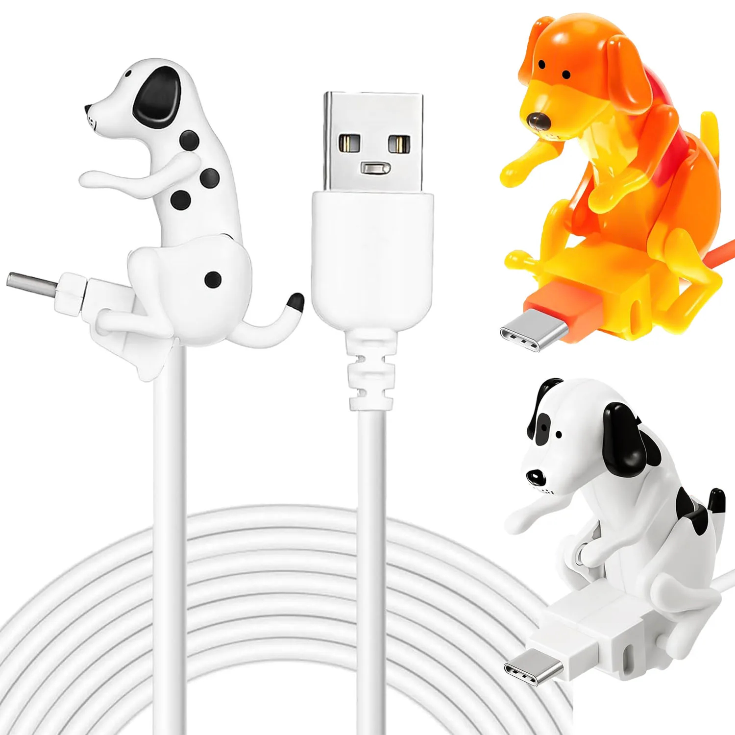 Novelty Dog USB Charging Cable - Fun Design Multi-Model