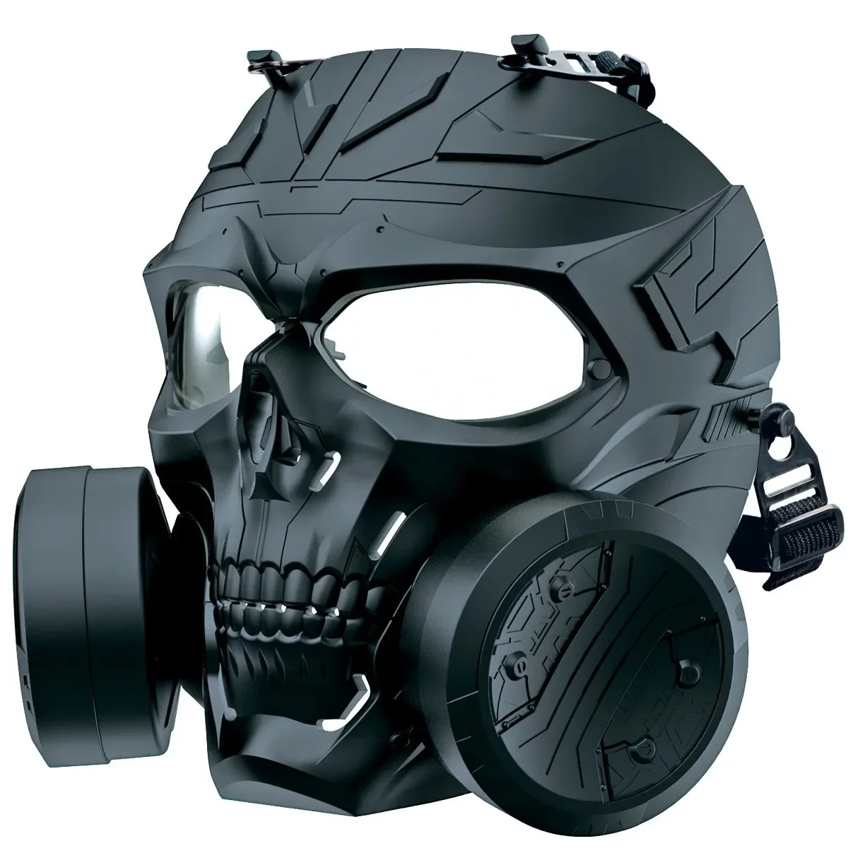 Tactical Skull Full Face Mask with Dual Cooling Fans