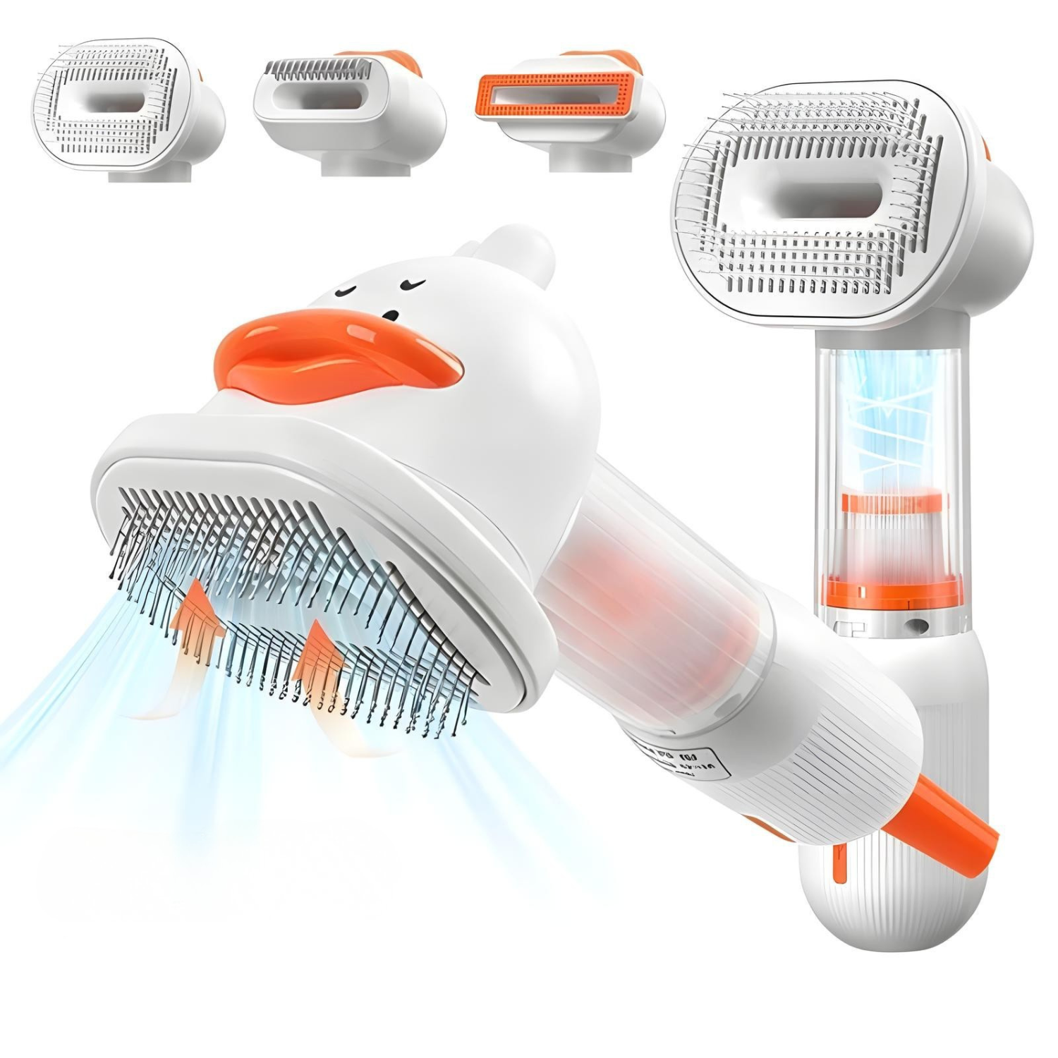 4-in-1 Electric Pet Grooming & Hair Removal Brush