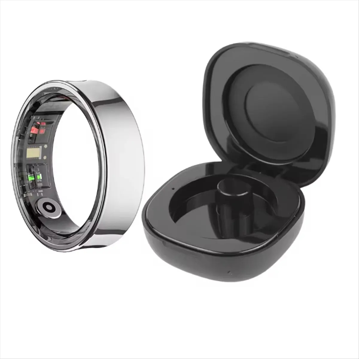 Smart Fitness Ring with Charging Case Sizes 7–13 3 Colors