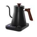 Temperature-Control Gooseneck Kettle with Wood-Look Accents