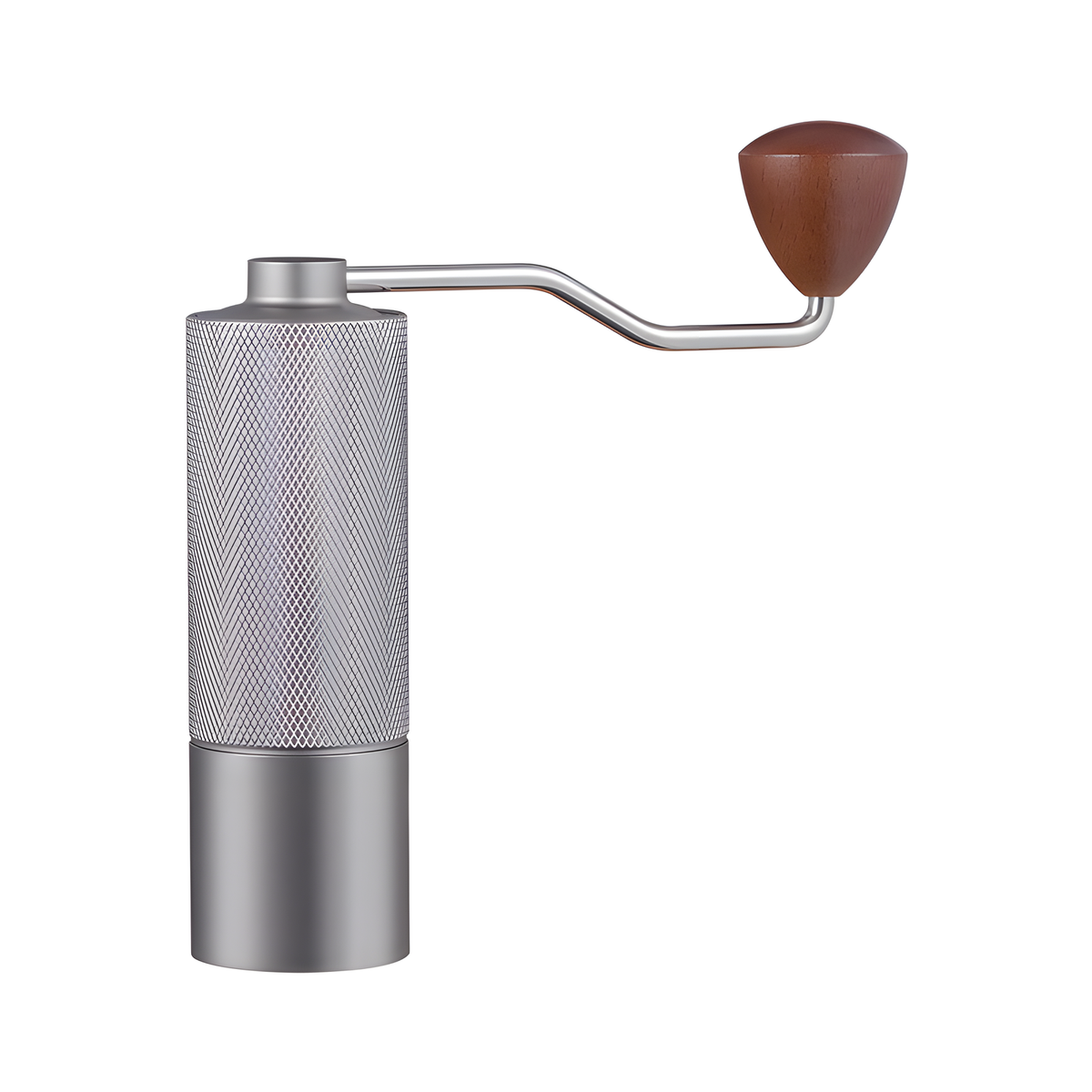 Diamond-Textured Manual Coffee Grinder with Adjustable Grind