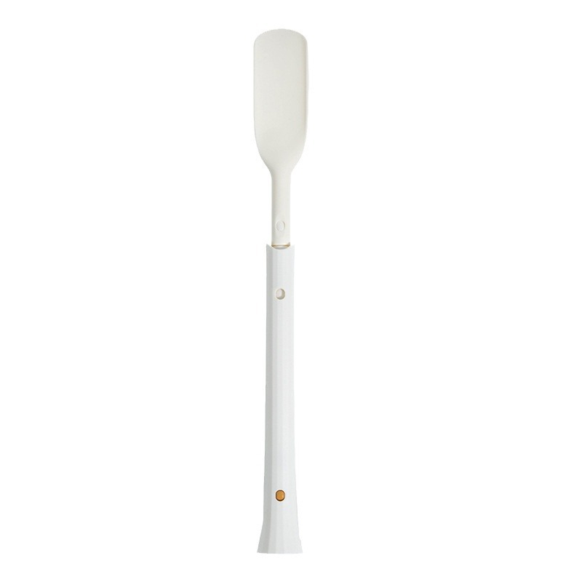 Extendable Long-Handle Shoe Horn with Wide Blade and Loop