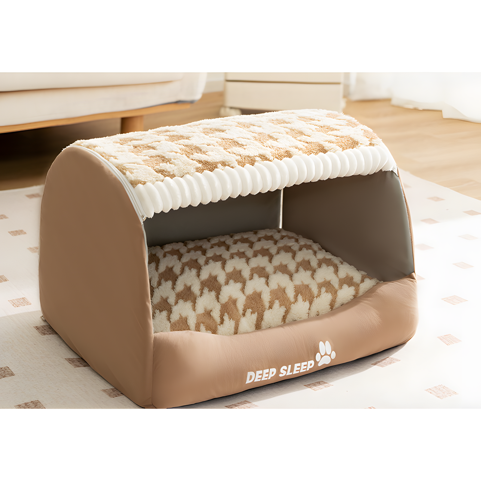 Winter Cat Bed House Enclosed Warm Cave S to XXL 5 Styles