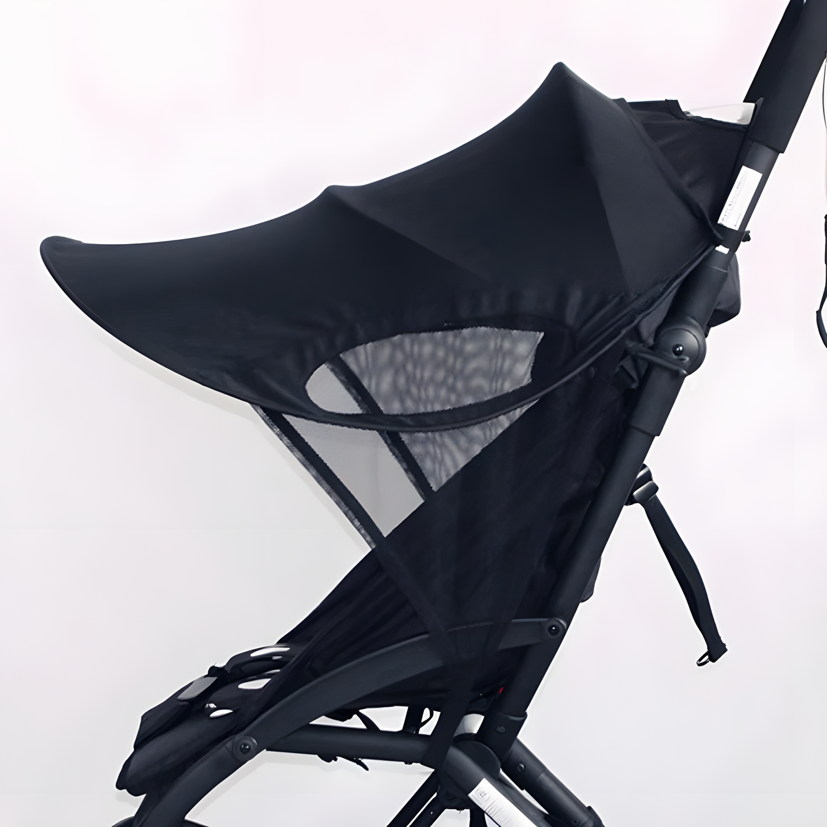 Foldable Stroller Sunshade Canopy with Optional Mesh Net