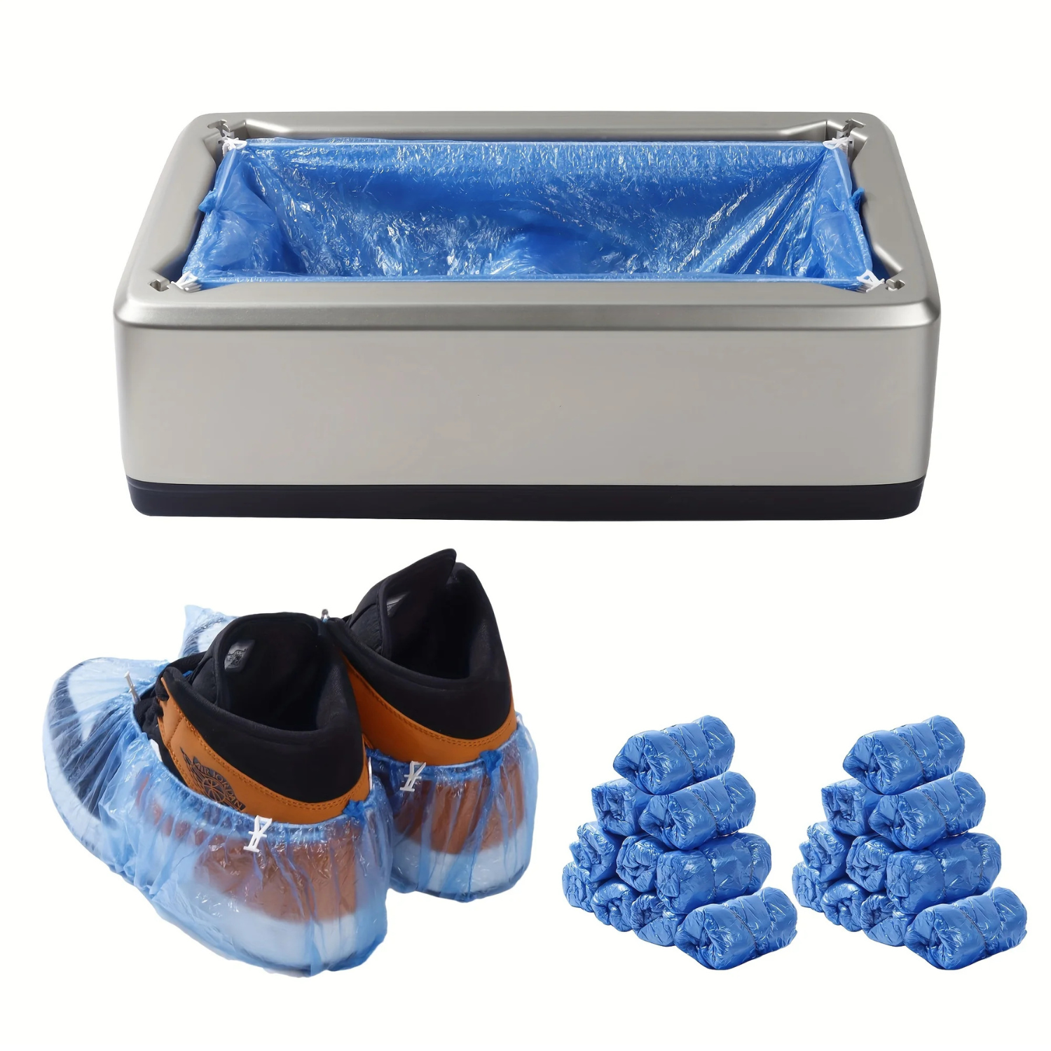 Automatic Shoe Cover Dispenser – Hands-Free | No Electricity