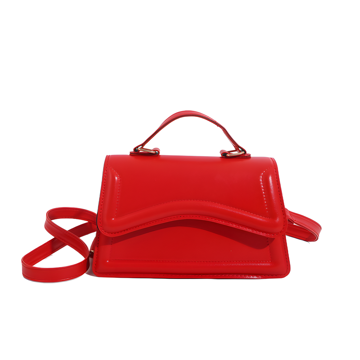 Mini Square Shoulder Bag with Top Handle