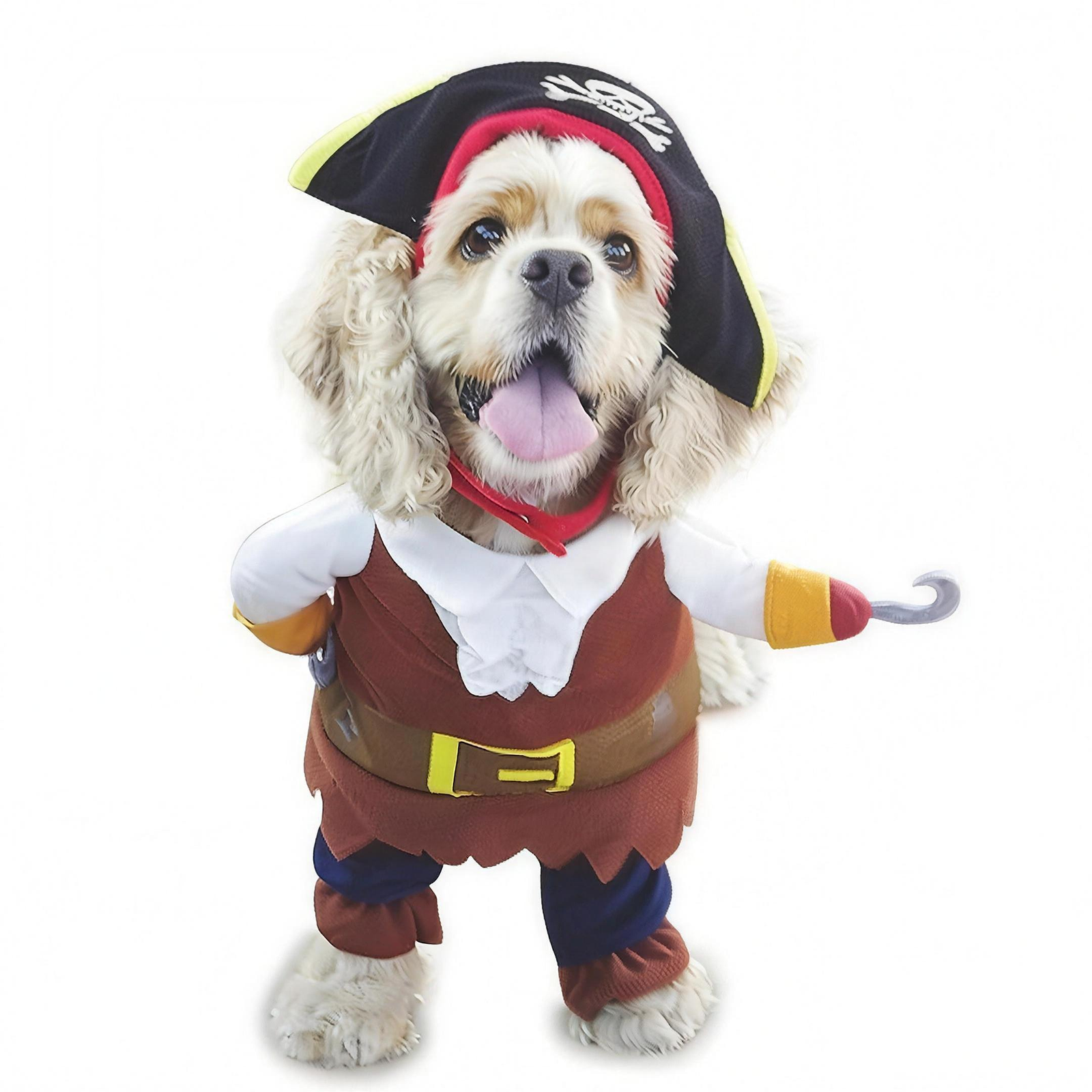 Pirate Pet Costume for Dogs & Cats S-XL Halloween