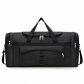Large Nylon Travel Duffel Bag, 71 cm and Zippered Pockets