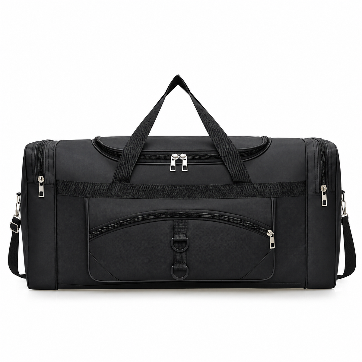 Large Nylon Travel Duffel Bag, 71 cm and Zippered Pockets