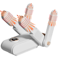 Foldable Electric Shoe Dryer with Vented Arms and Plug Options