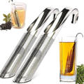 Reusable Stainless Steel Tea Infuser Stick with Handle for Mugs
