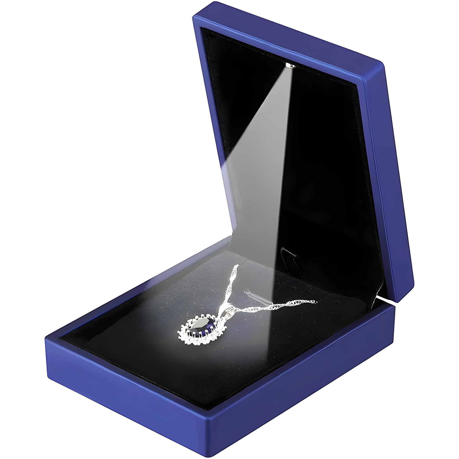 LED Light-Up Jewelry Gift Box with Velvet Interior