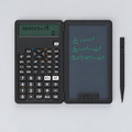 Folding Scientific Calculator with Reusable LCD Writing Pad