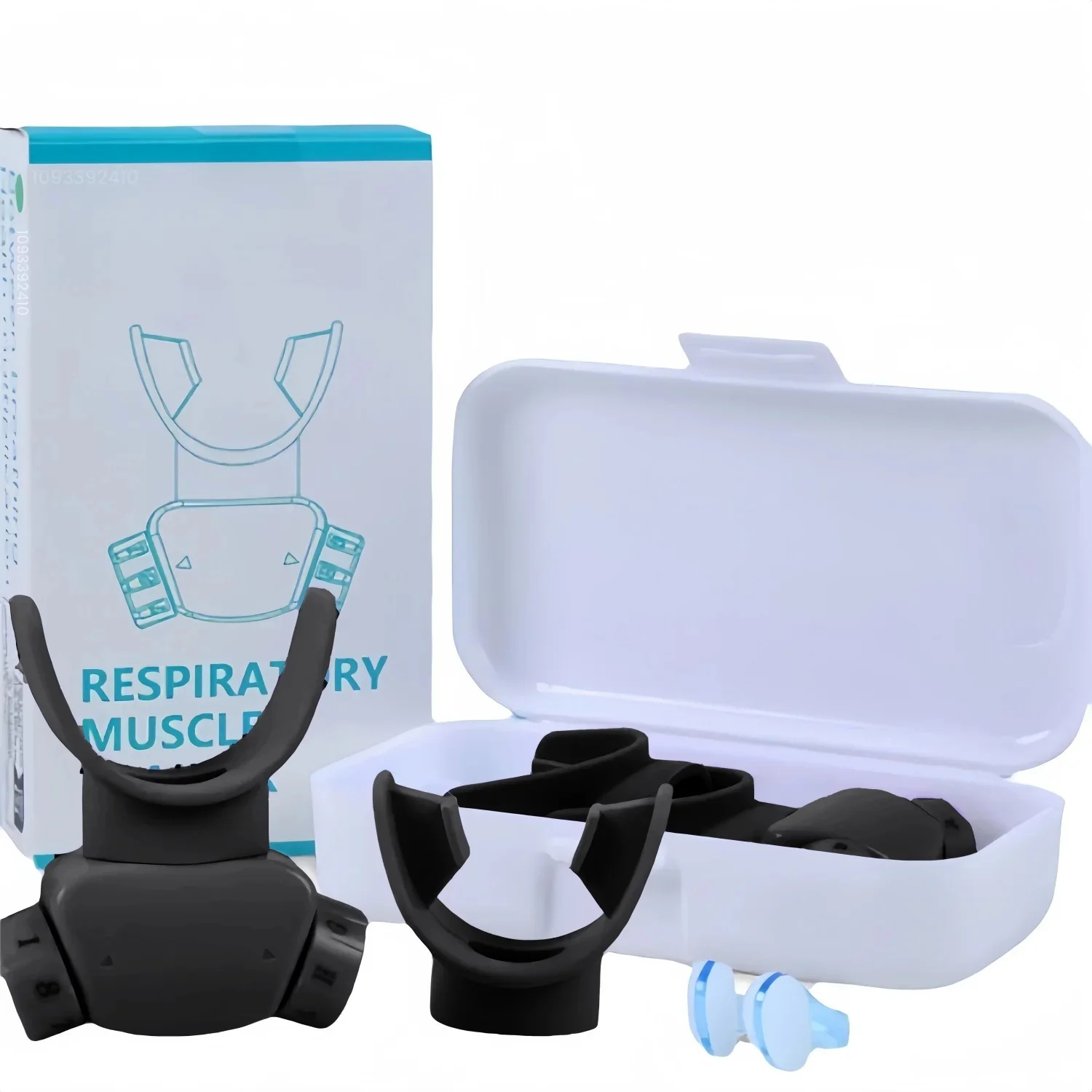 Respiratory Muscle Trainer Dual-Dial Adjustable Resistance