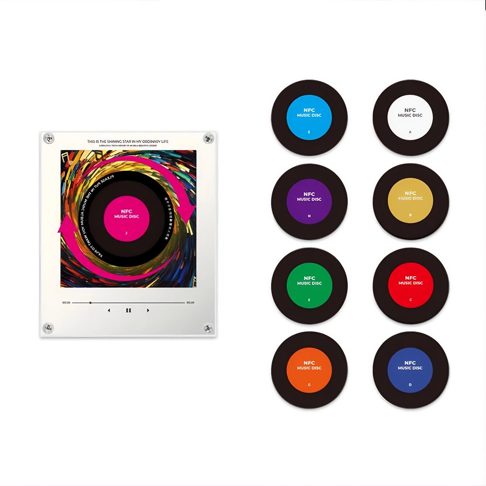 NFC Fridge Music Player Magnet – Touch & Play