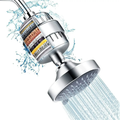 Filtered Shower Head Set with Replaceable Cartridge 4 & 6 inch