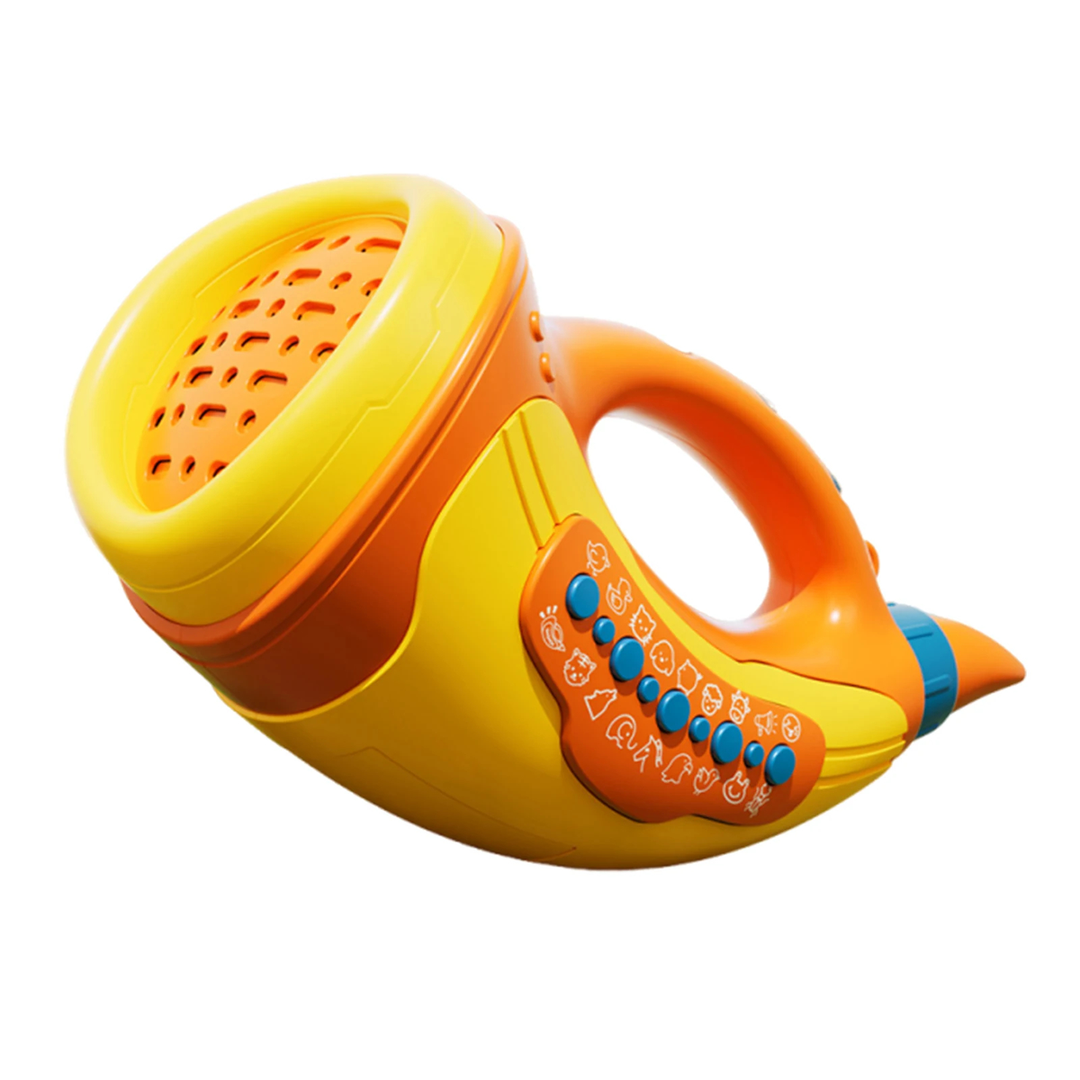 Animal Sound Toy Horn with Handle and Buttons, Four Colors
