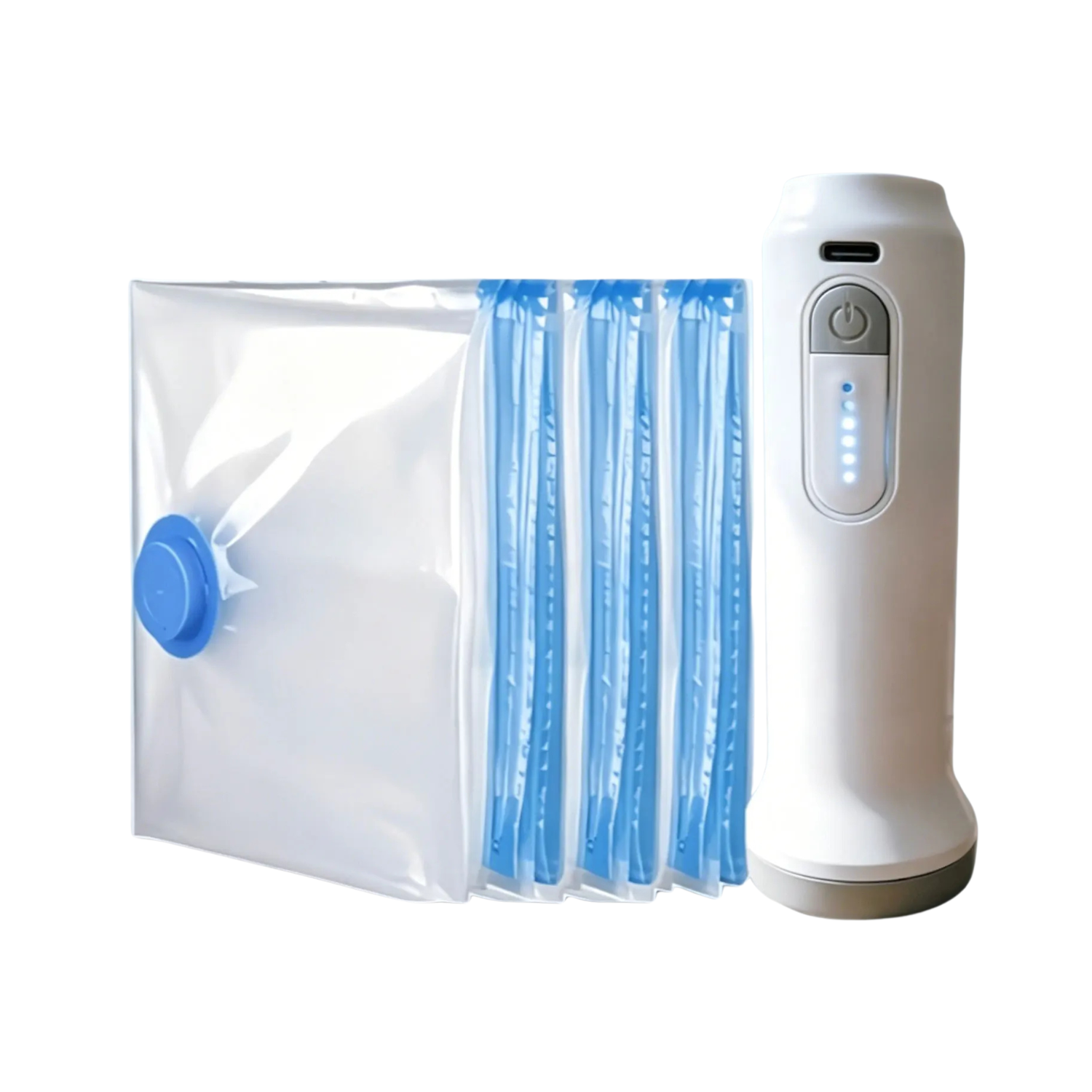 Rechargeable Vacuum Storage Bags Set with Electric Pump