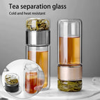 Infuseur à thé portable et bouteille d'eau détox (filtre intégré pour une hydratation saine)