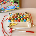 Wooden Magnetic Fishing Game for Color Matching and Play