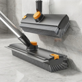 Long Handle Rotating Grout Brush Floor Tile Corner Scrubber
