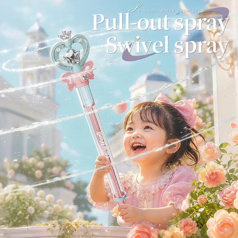 Fairy Spiral Water Wand Gun for Kids - Summer Outdoor Toy