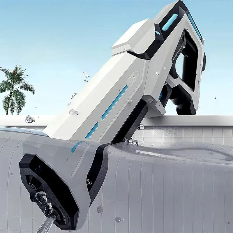 Electric Water Gun with 8-Meter Range - Fun for Kids and Adults