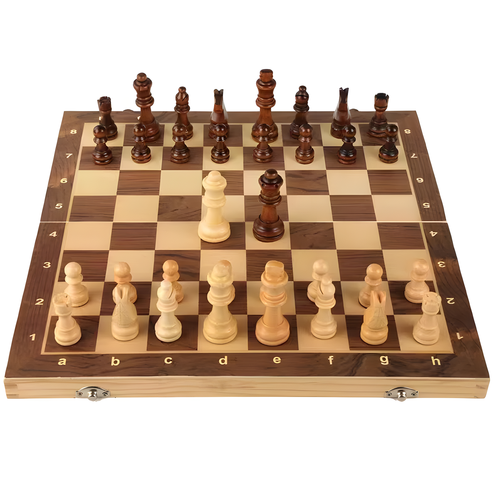 Magnetic Foldable Chess Set with Travel Board and Pieces