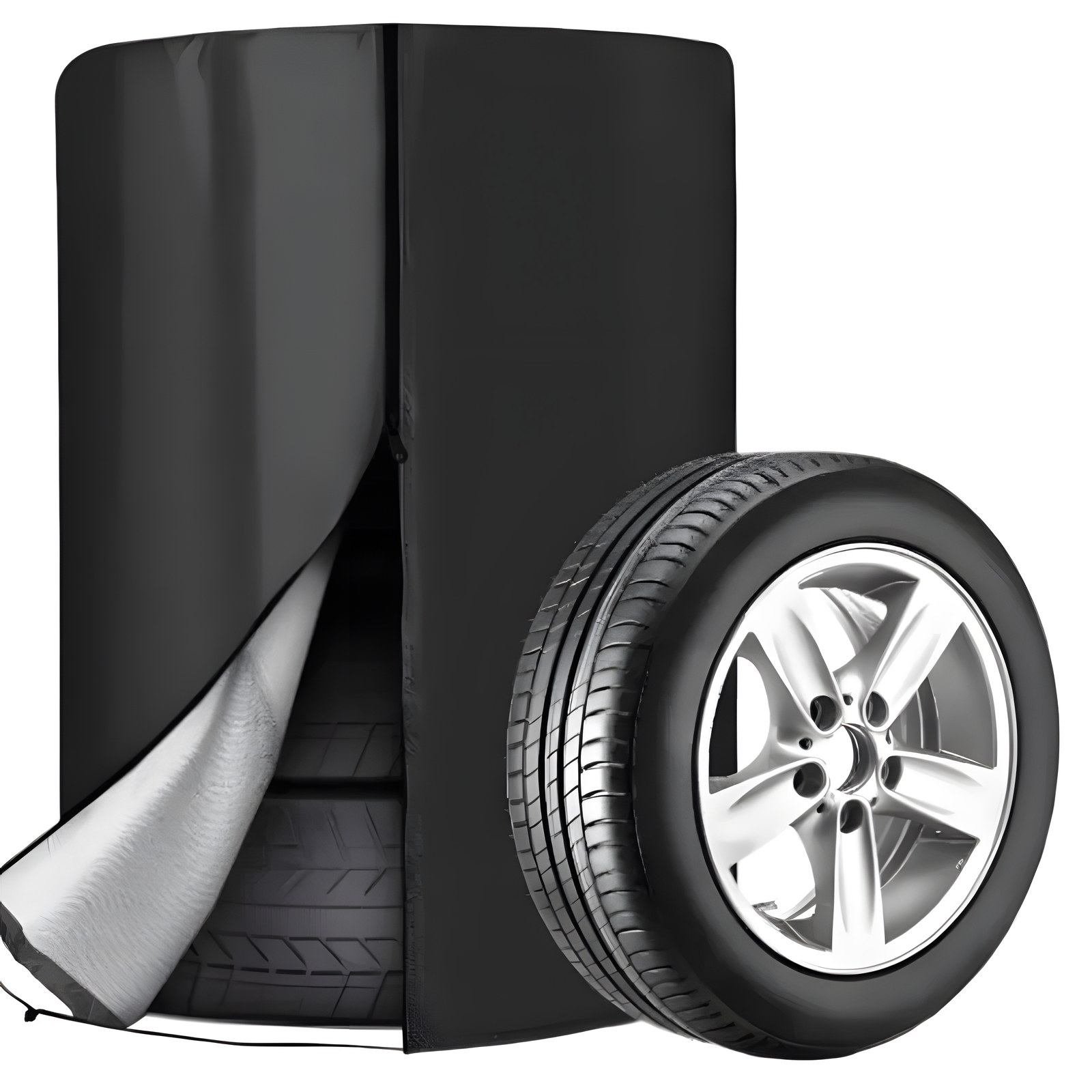 Weatherproof Spare Tire Cover 420D Oxford 73x110cm