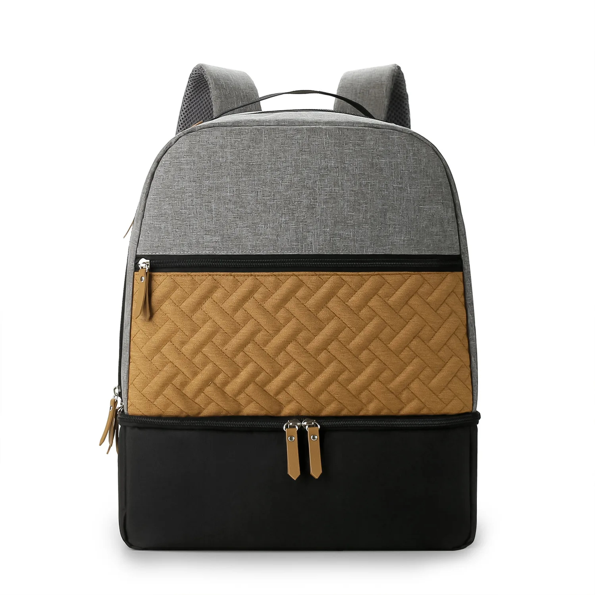 Insulated Diaper Backpack with Separate Lower Compartment