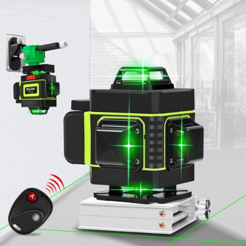 3D Self-Leveling Laser Level - High-Precision Green Beam