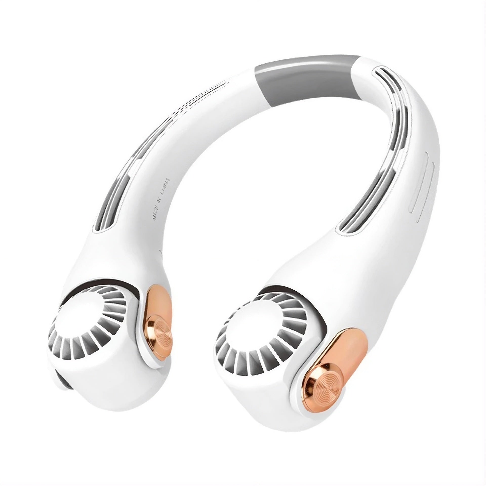 Wearable Bladeless Neck Fan – 3-Speed USB Rechargeable