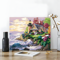 DIY Paint-by-Number Canvas Kit 40 x 50 cm, Coastal Designs