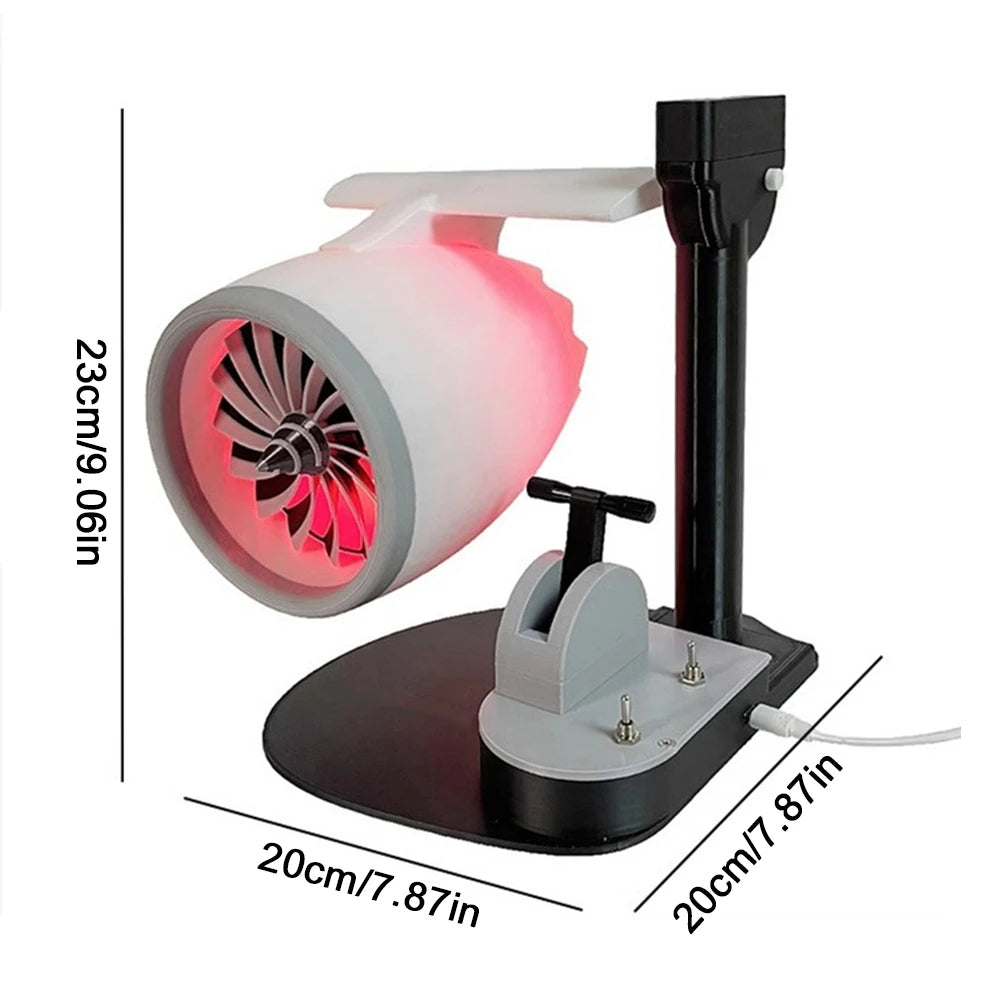 2-in-1 Mini Humidifier & Cooling Fan (Innovative Turbine Jet Engine Design) - TradixPro