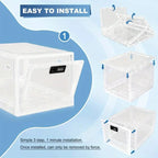 Fridge Lock Box - Secure Refrigerator Food Storage Container with Lock