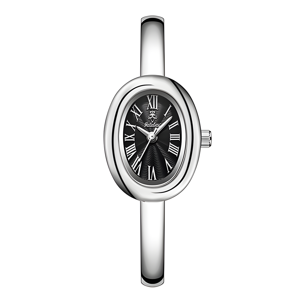 Oval Bracelet Watch with Quartz Movement and Color Options
