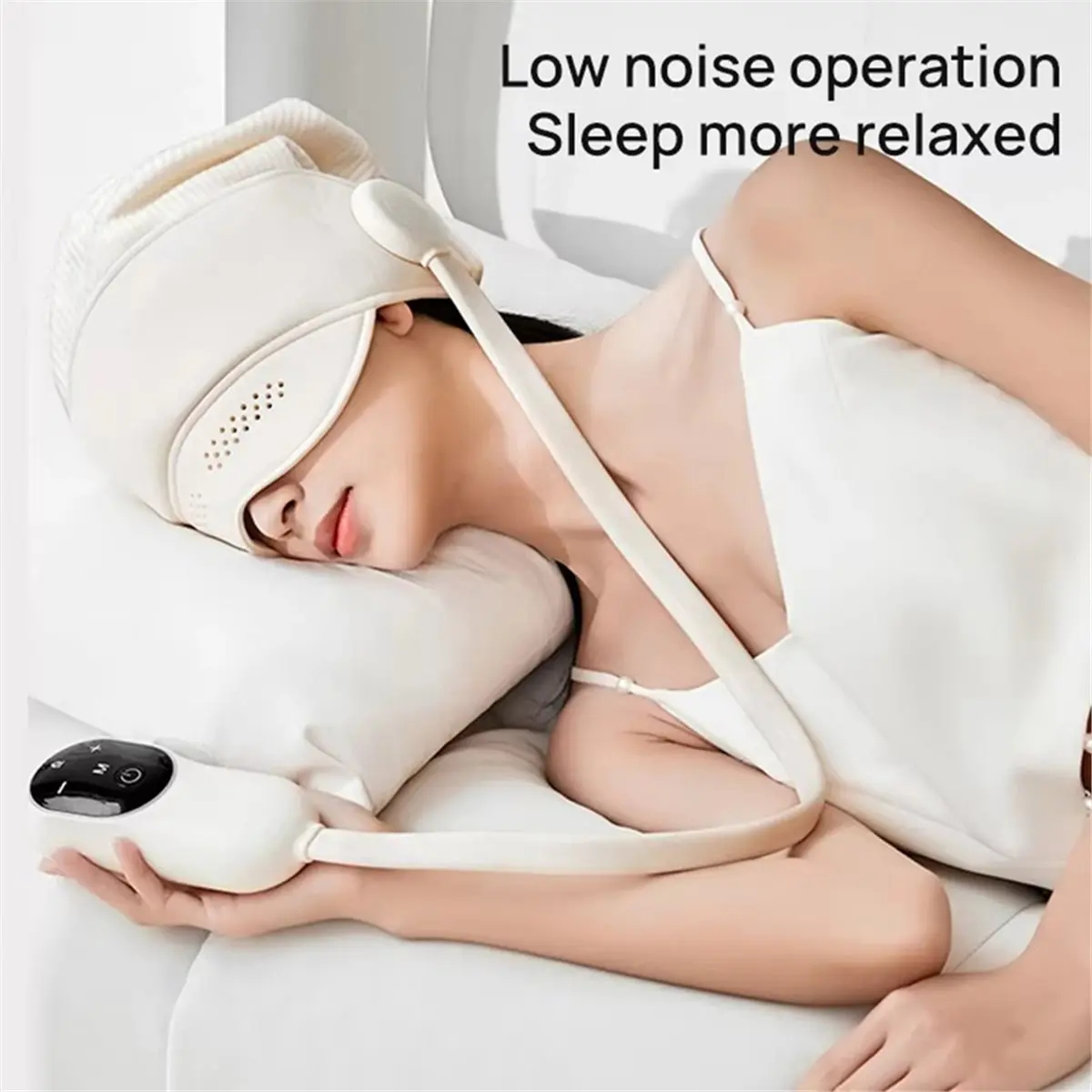Rechargeable Heated Head and Eye Massager