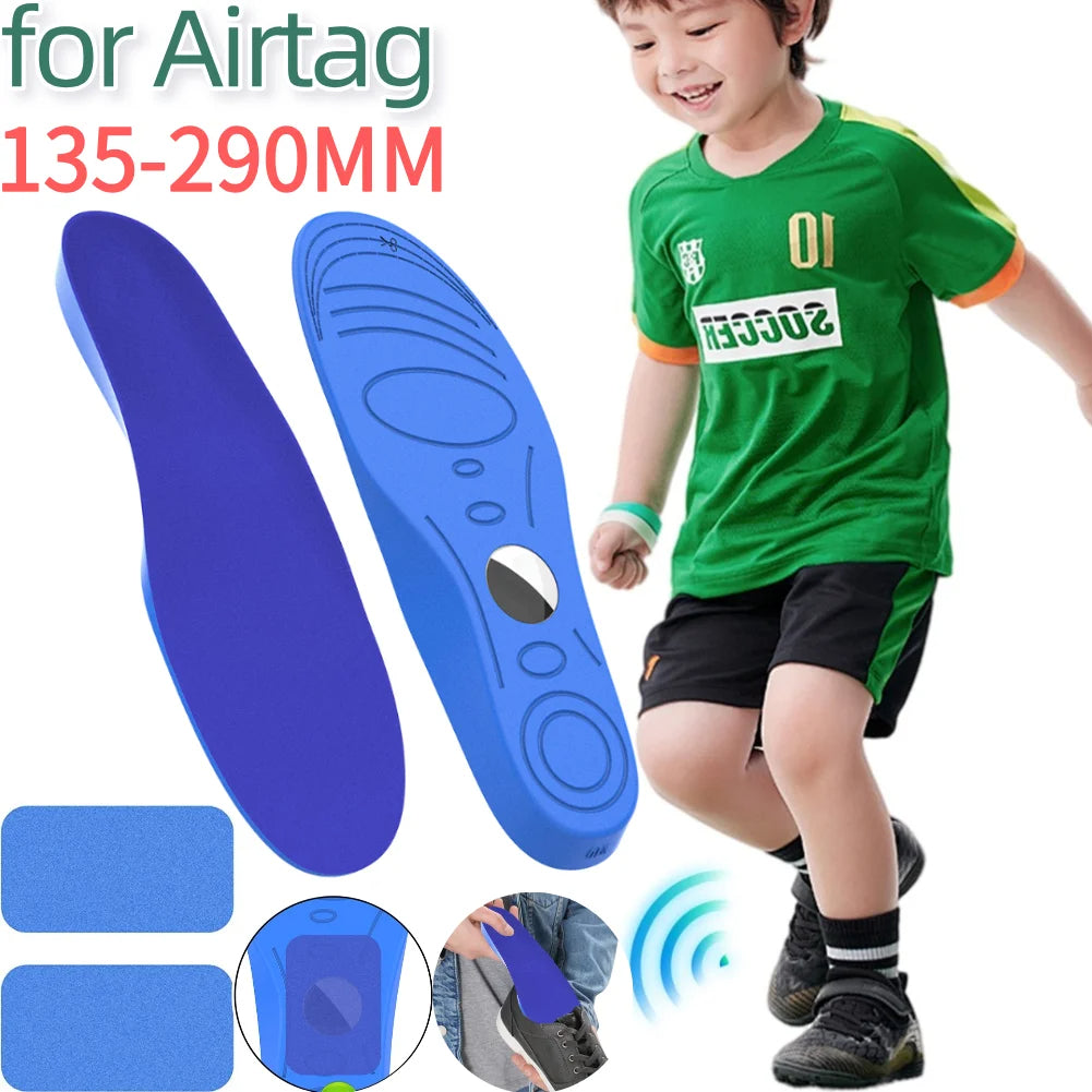 Hidden AirTag Shoe Insoles with Tracker Slot – Trim to Fit