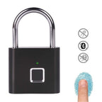 Smart Fingerprint Padlock - Rechargeable Keyless Security Lock