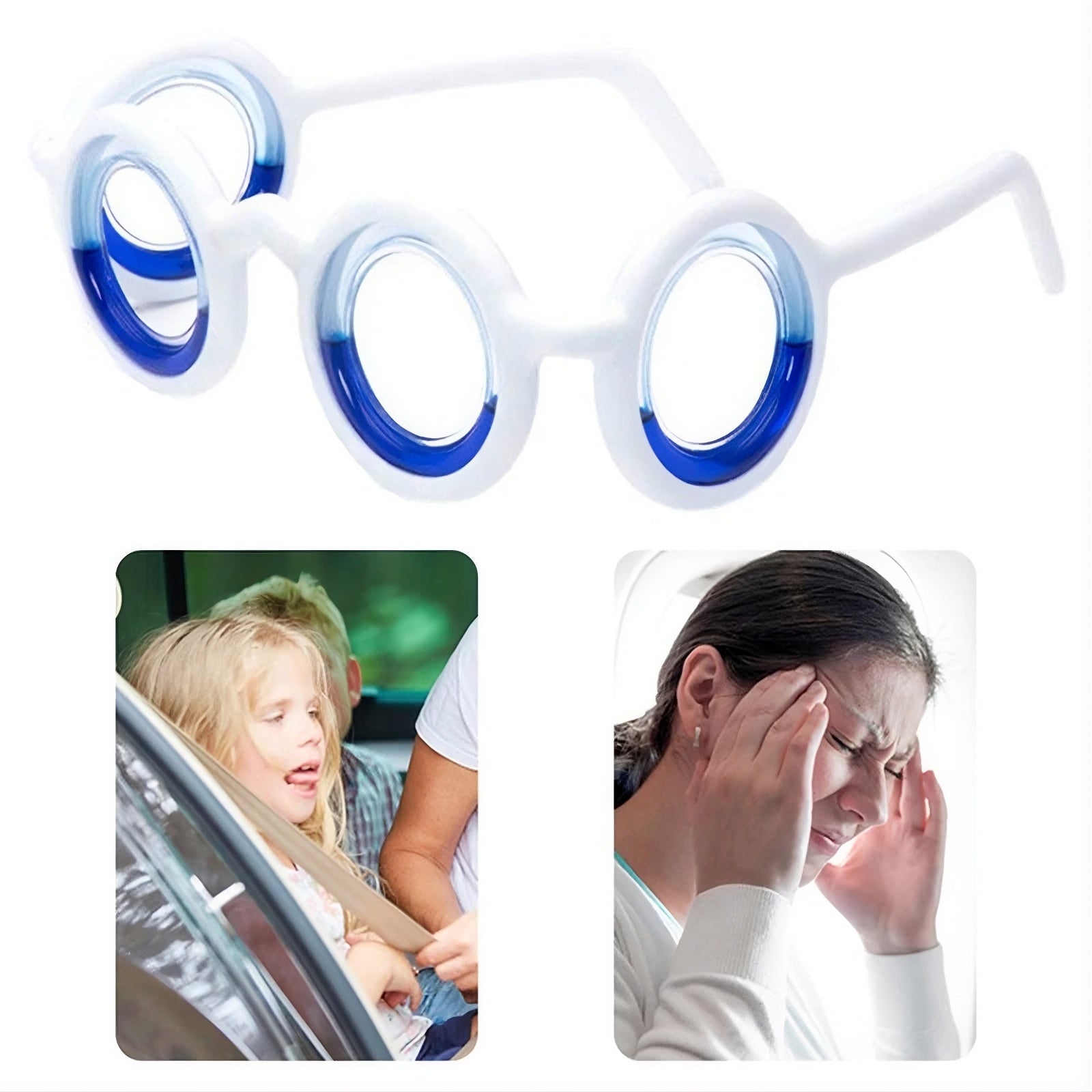 Lens-Free Travel Glasses for Motion Comfort and Balance
