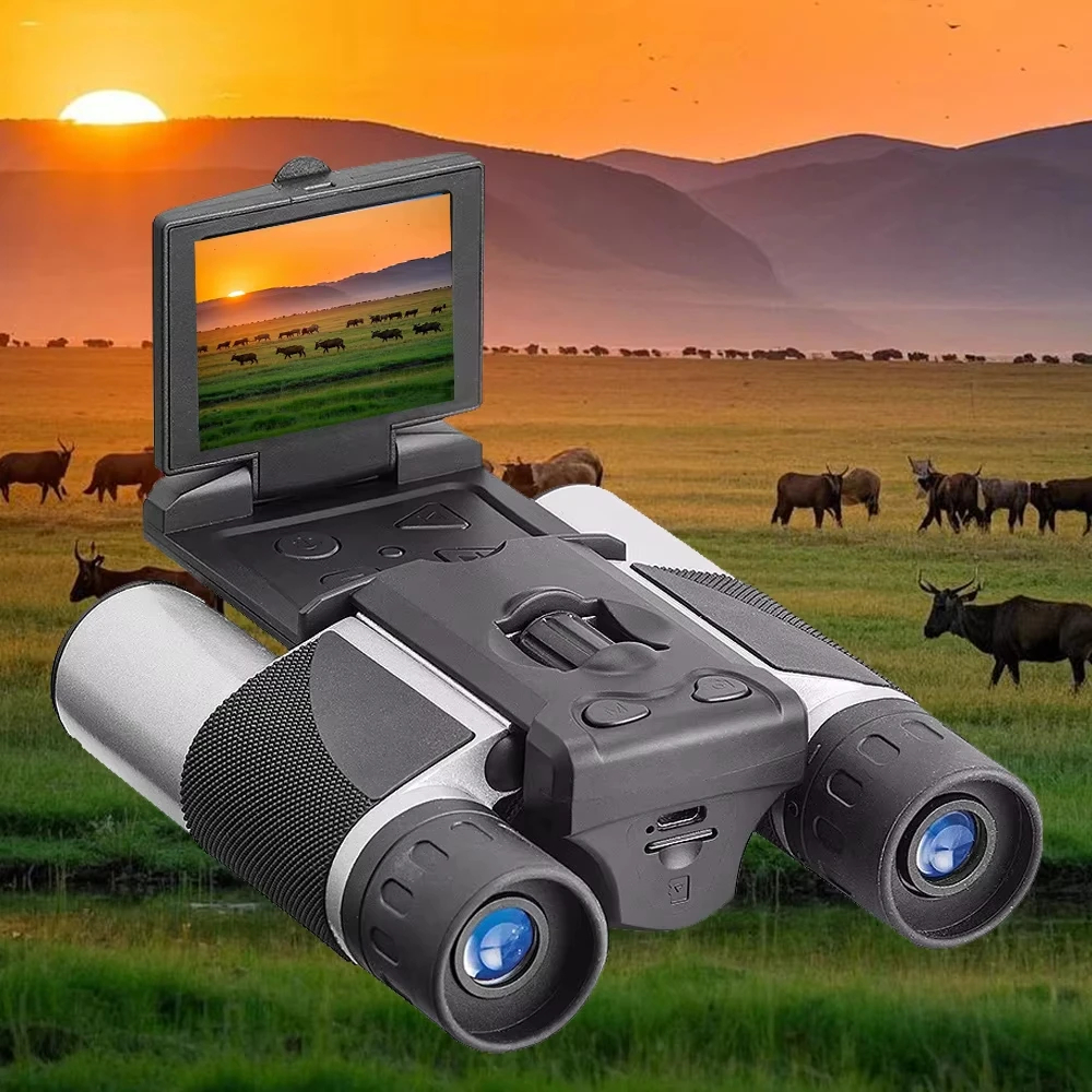 Digital Binocular Camera – HD Photo & Video with Screen