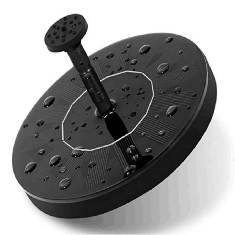Floating Solar Fountain 13cm with Interchangeable Spray