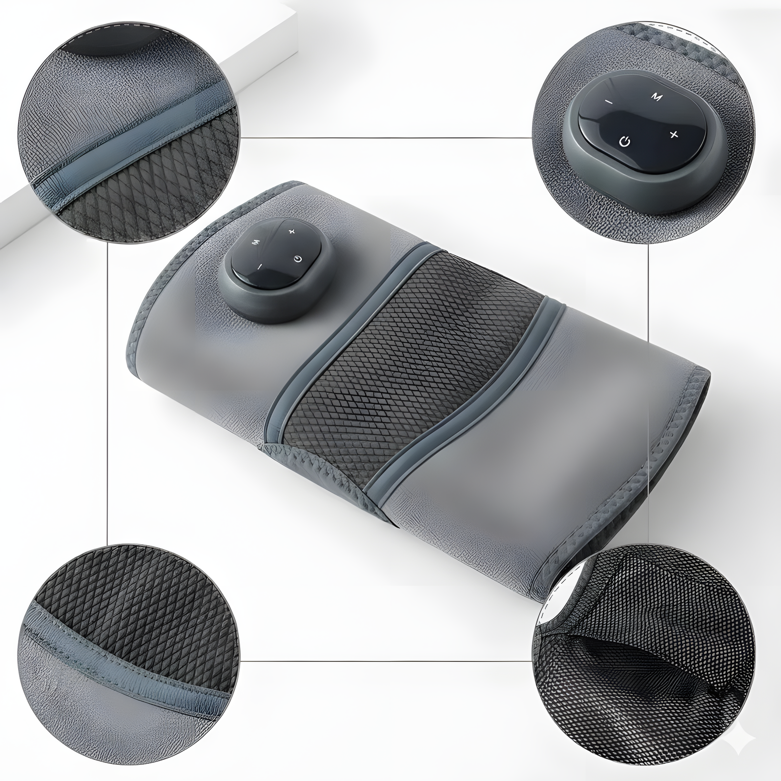 Heated Knee Massager Wrap – Vibration & Red Light Therapy