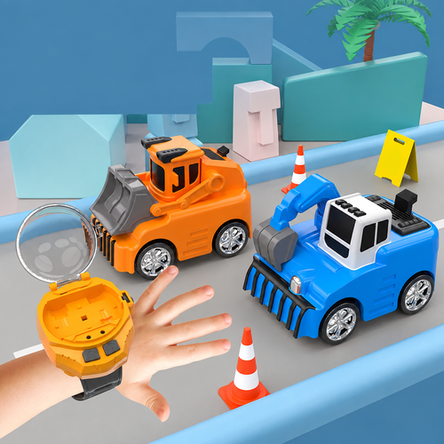 Mini Rechargeable Construction Vehicle with Wrist Controller