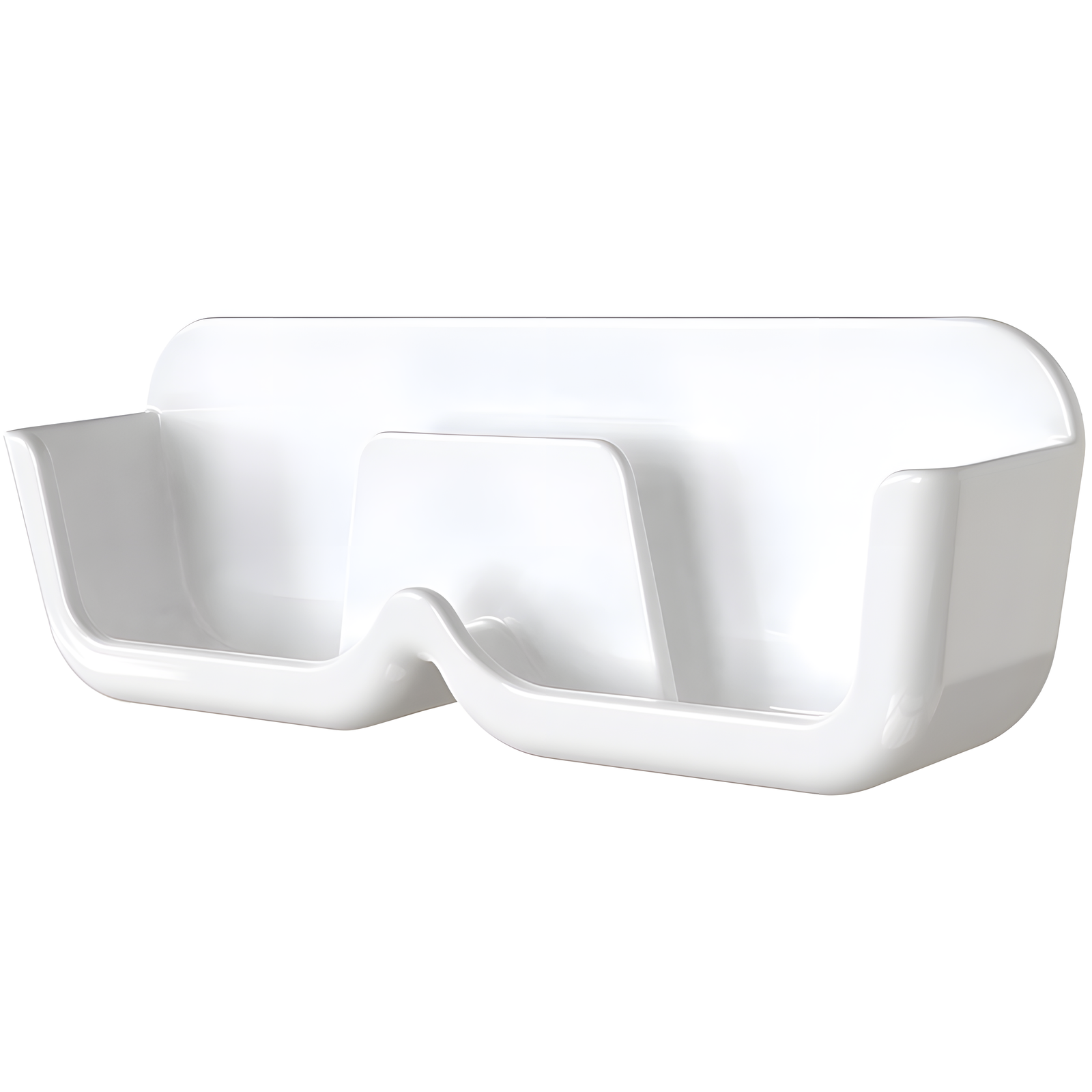 Wall Mounted Eyeglass Holder Shelf Adhesive No-Drill