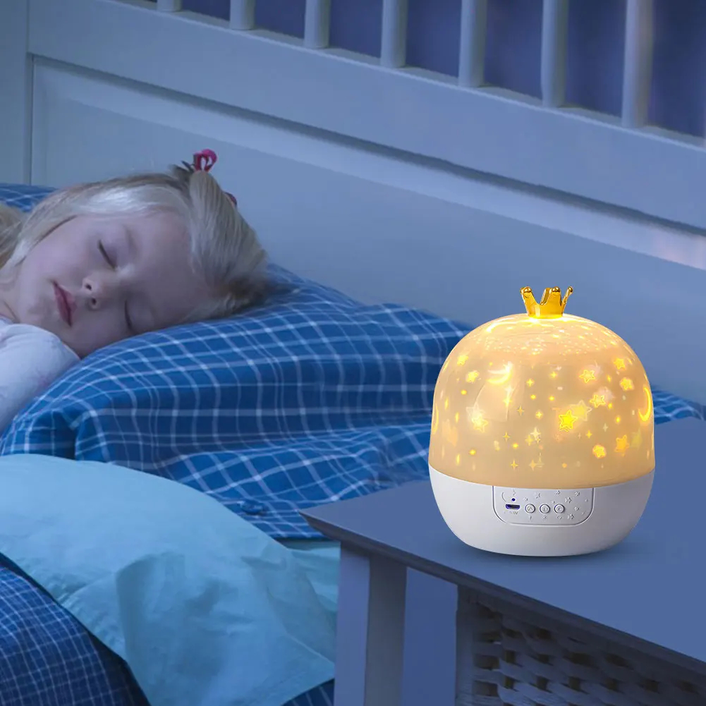 Star Projector Music Lamp with Film Sets & Bluetooth Option