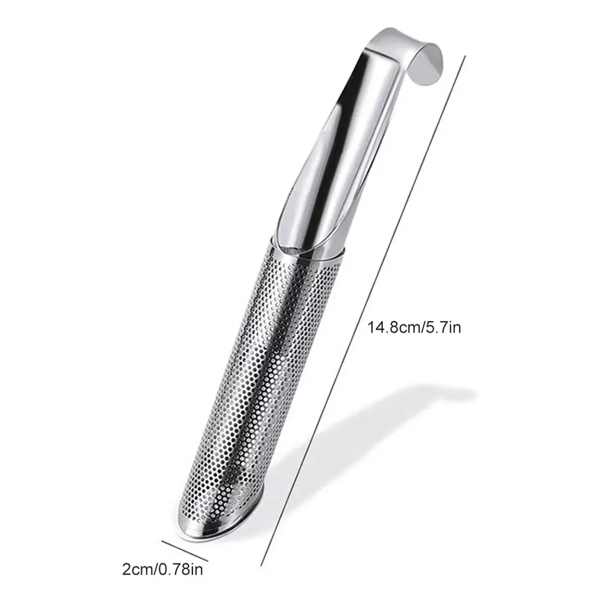 Reusable Stainless Steel Tea Infuser Stick with Handle for Mugs