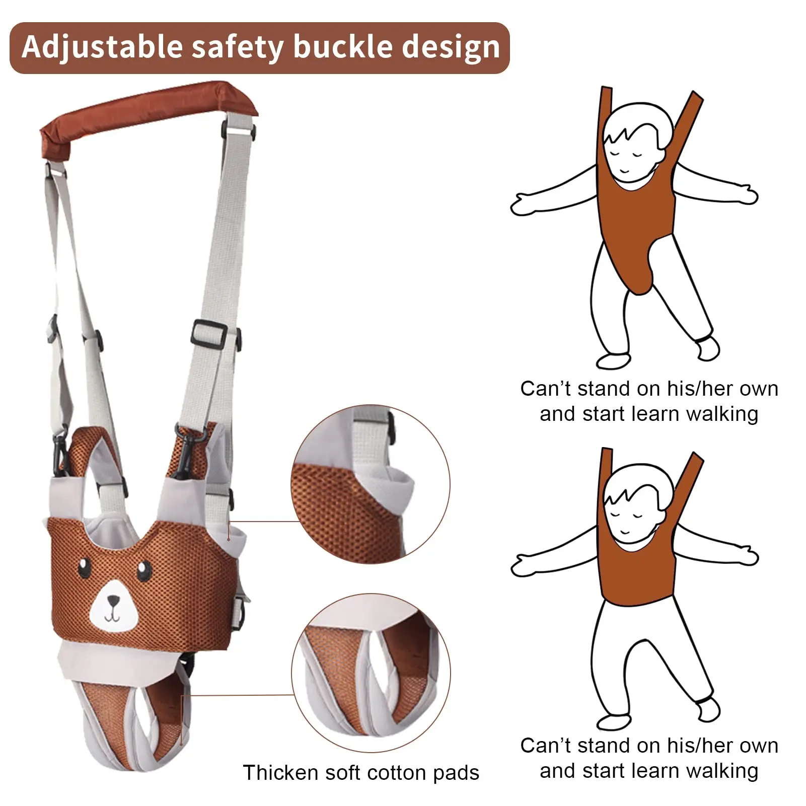 Baby Walking Harness with Leash – Toddler Safety Backpack