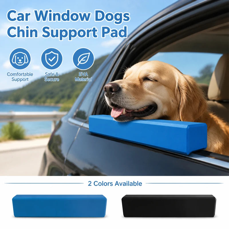 Car Window Dog Chin Rest Pad Shock-Absorbing 2 Colors